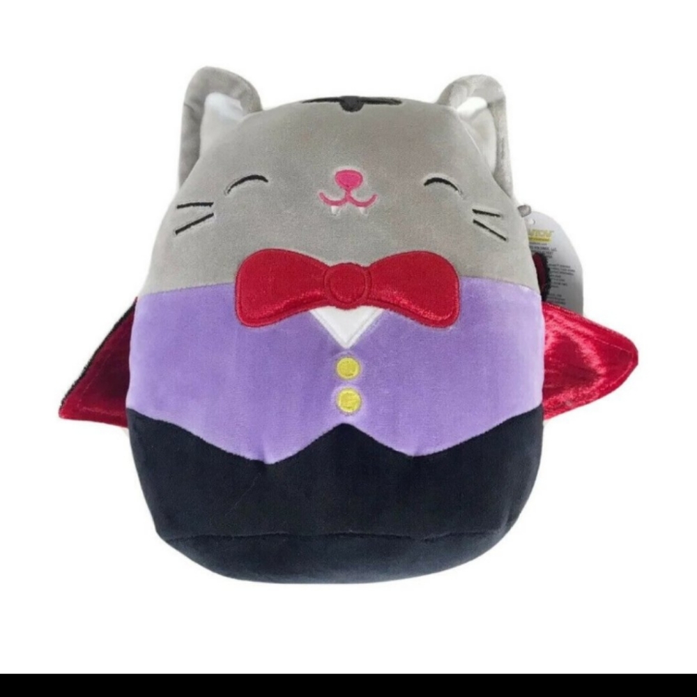 Squishmallow 8" Tally vampire cat - Picture 2 of 4